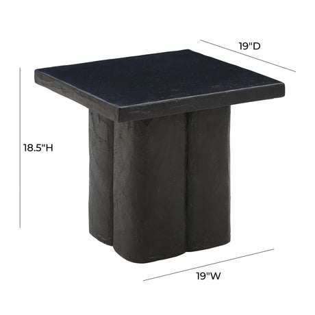 Kayla Concrete Indoor / Outdoor Side Table by TOV Furniture at Eve Furniture