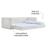 Ryan Boucle Sofa Bed by TOV Furniture at Eve Furniture