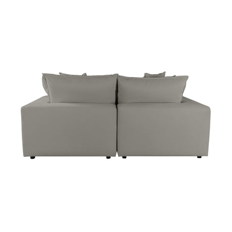Cali Performance Fabric Modular Loveseat by TOV Furniture at Eve Furniture