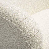 Pamela Cream Boucle Tassel Lounge Chair by TOV Furniture at Eve Furniture