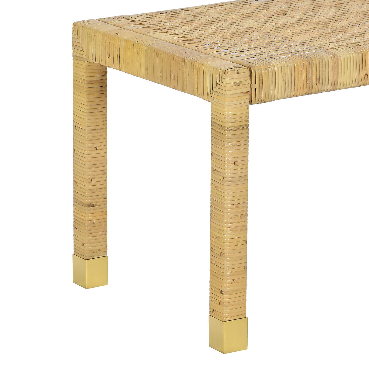 Amara Cream Linen Bench by TOV Furniture at Eve Furniture