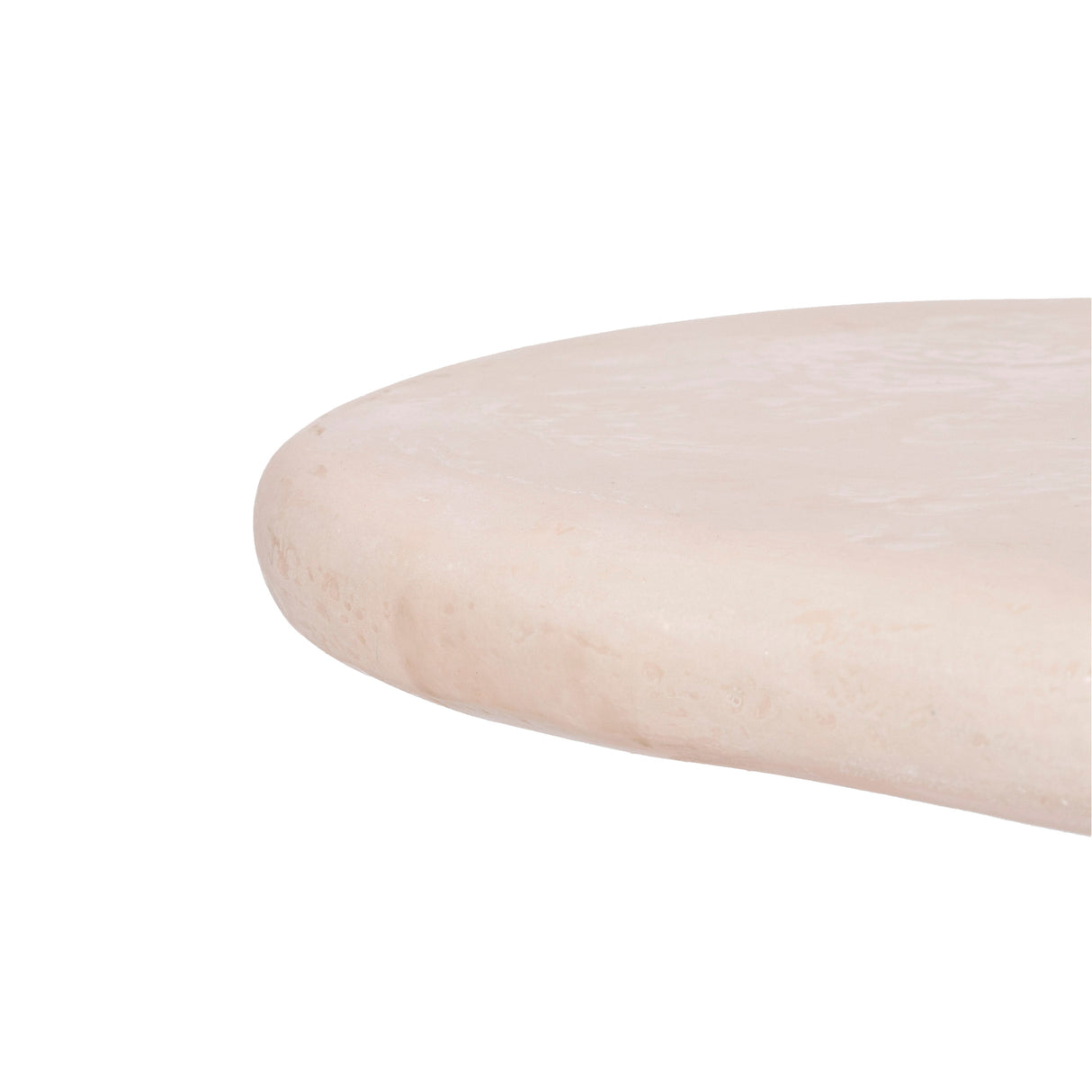 Athen Nude Faux Stone Coffee Table by TOV Furniture at Eve Furniture