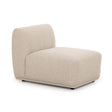 Sylvie Cream Boucle Armless 1-Seater by TOV Furniture at Eve Furniture