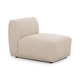 Sylvie Cream Boucle Armless 1-Seater by TOV Furniture at Eve Furniture