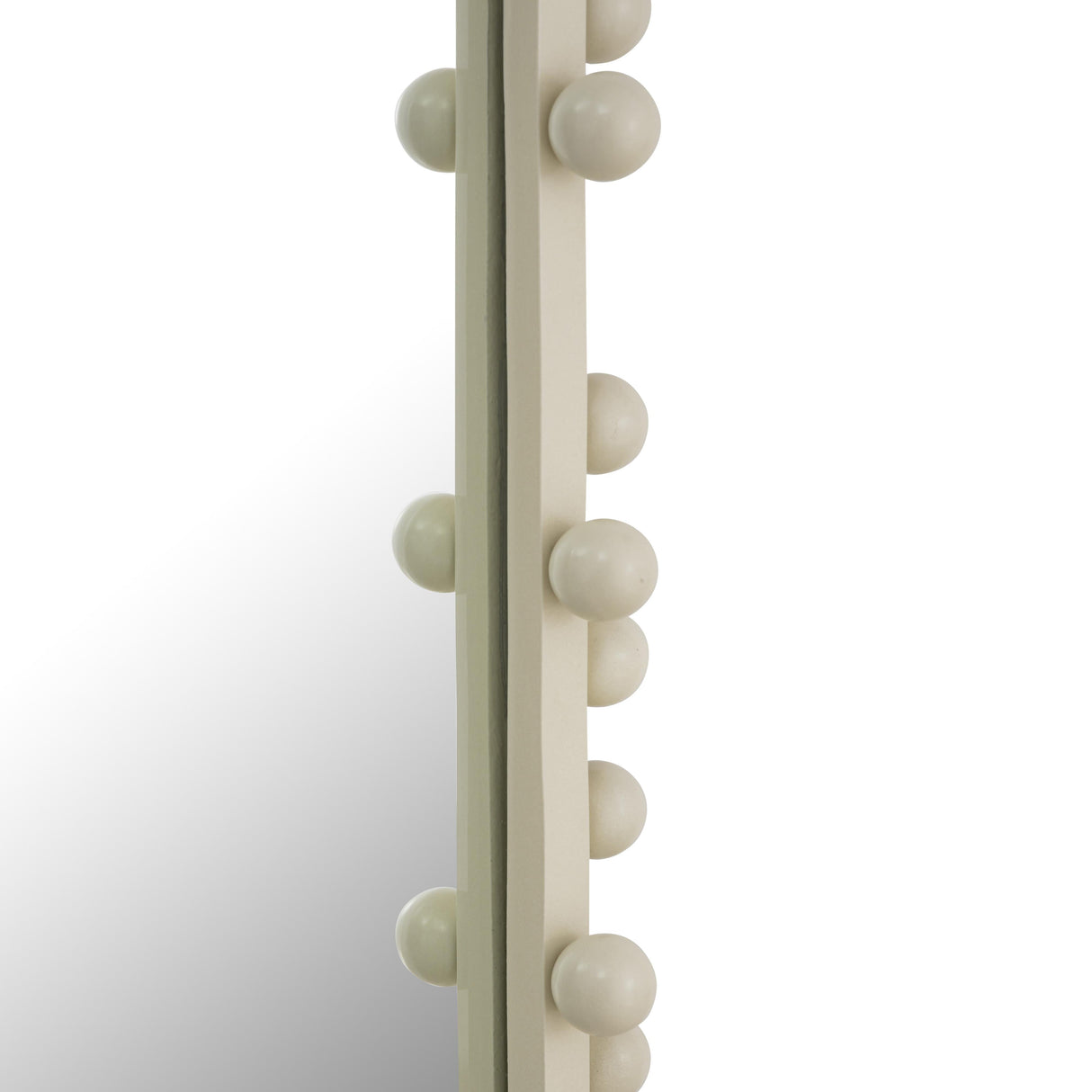 Bubbles Ivory Oval Wall Mirror by TOV Furniture at Eve Furniture