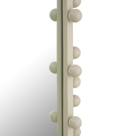 Bubbles Ivory Oval Wall Mirror by TOV Furniture at Eve Furniture