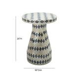 Halio Shell Side Table by TOV Furniture at Eve Furniture