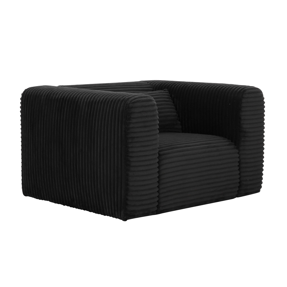Tarra Fluffy Oversized Corduroy Armchair by TOV Furniture at Eve Furniture