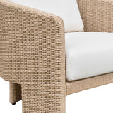 Alexa Rattan Performance Fabric Outdoor Armchair by TOV Furniture at Eve Furniture