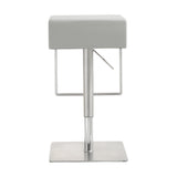 Seville Performance Vegan Leather Adjustable Stool by TOV Furniture at Eve Furniture