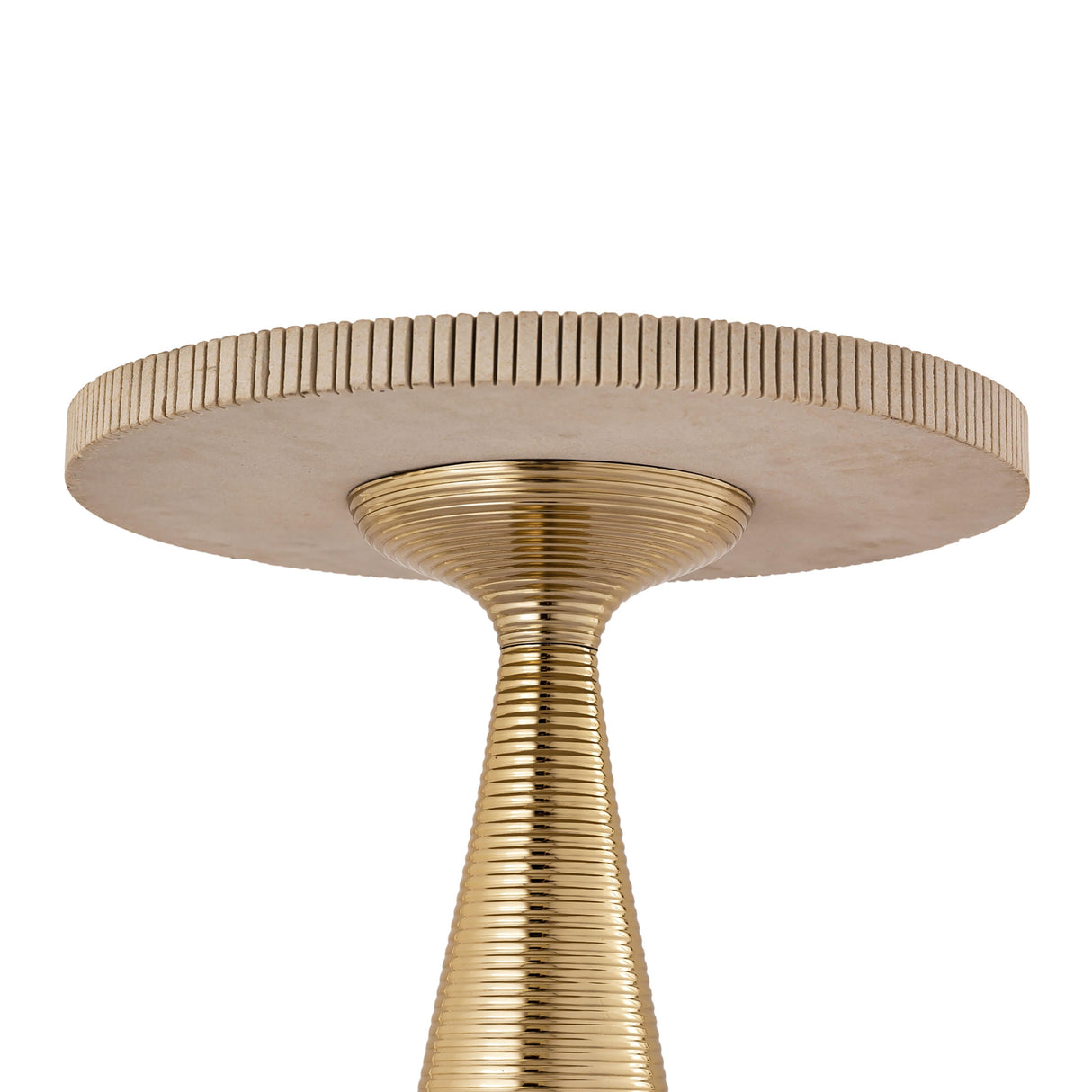 Celeste Ribbed Side Table by TOV Furniture at Eve Furniture