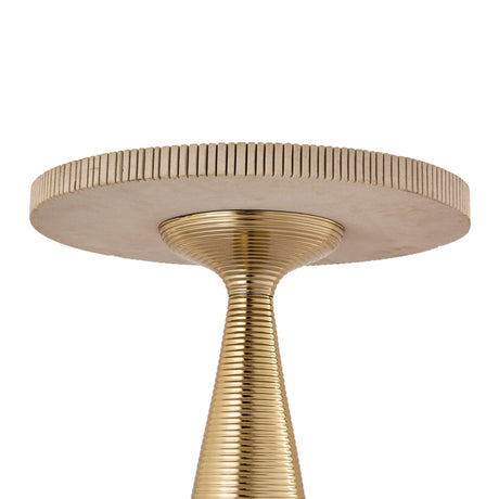 Celeste Ribbed Side Table by TOV Furniture at Eve Furniture