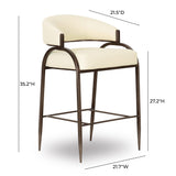 Tatum Performance Vegan Leather Counter Stool by TOV Furniture at Eve Furniture