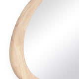 Klaryss Natural Wood Triangular Mirror by TOV Furniture at Eve Furniture