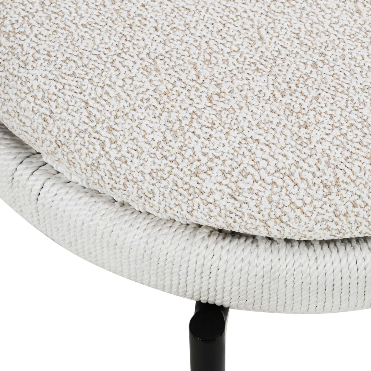 Pansy Cream Outdoor Dining Chair by TOV Furniture at Eve Furniture