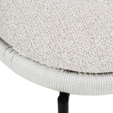 Pansy Cream Outdoor Dining Chair by TOV Furniture at Eve Furniture