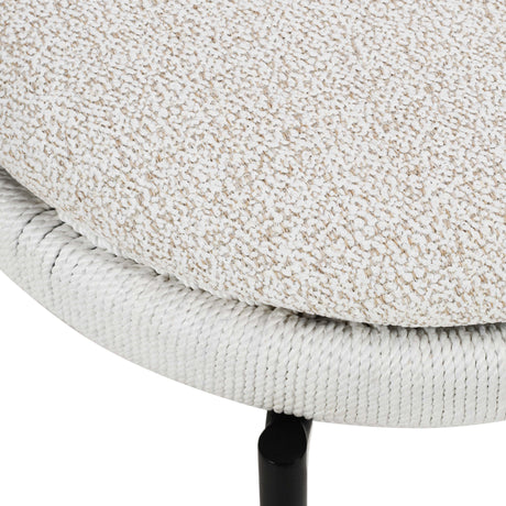 Pansy Cream Outdoor Dining Chair by TOV Furniture at Eve Furniture