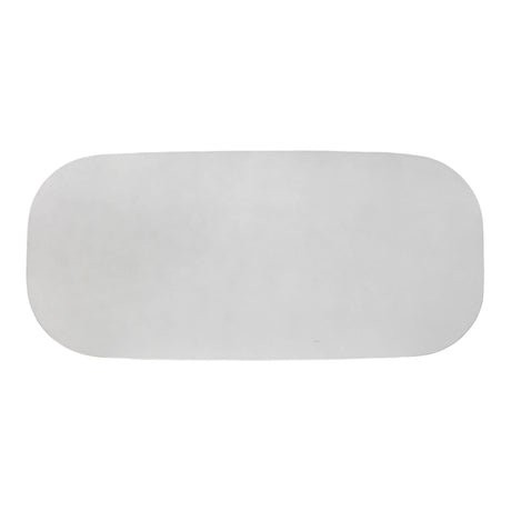 Margot Light Grey Faux Plaster Indoor / Outdoor Concrete 83" Oval Dining Table by TOV Furniture at Eve Furniture