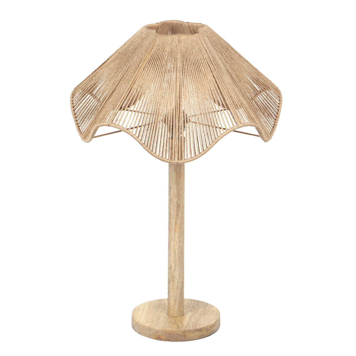 Jula Natural Jute Table Lamp by TOV Furniture at Eve Furniture