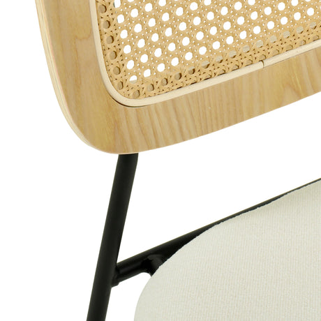 Anais Natural Rattan Counter Stool - Set of 2 by TOV Furniture at Eve Furniture