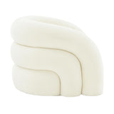 Slipper Upholstered Swivel Chair by TOV Furniture at Eve Furniture
