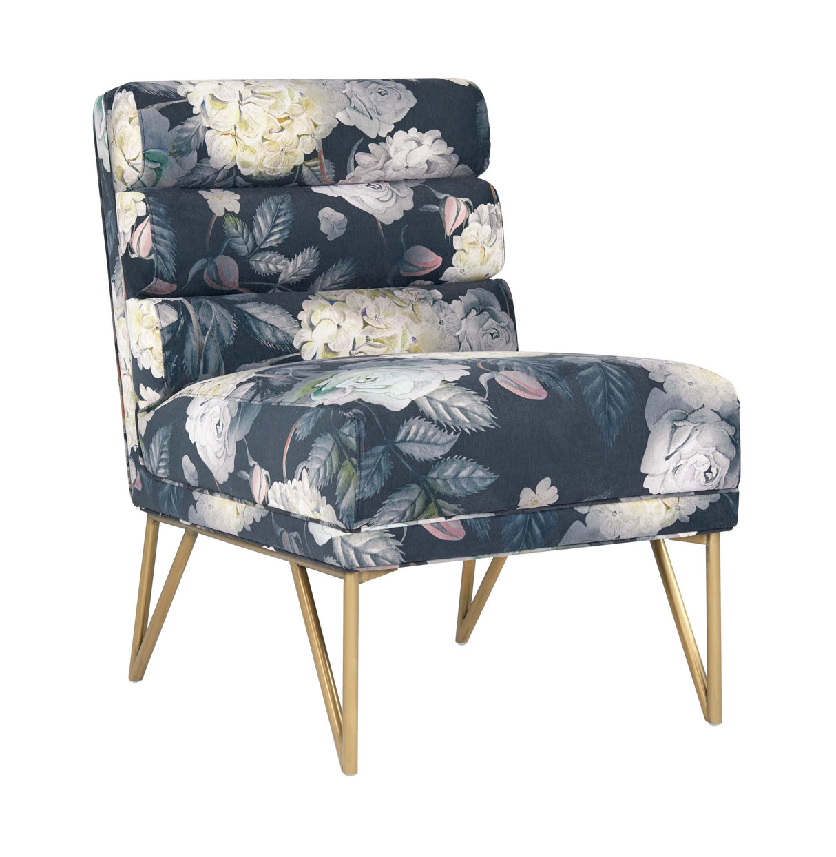 Kelly Floral Velvet Chair by TOV Furniture at Eve Furniture