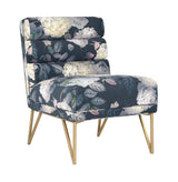 Kelly Floral Velvet Chair by TOV Furniture at Eve Furniture