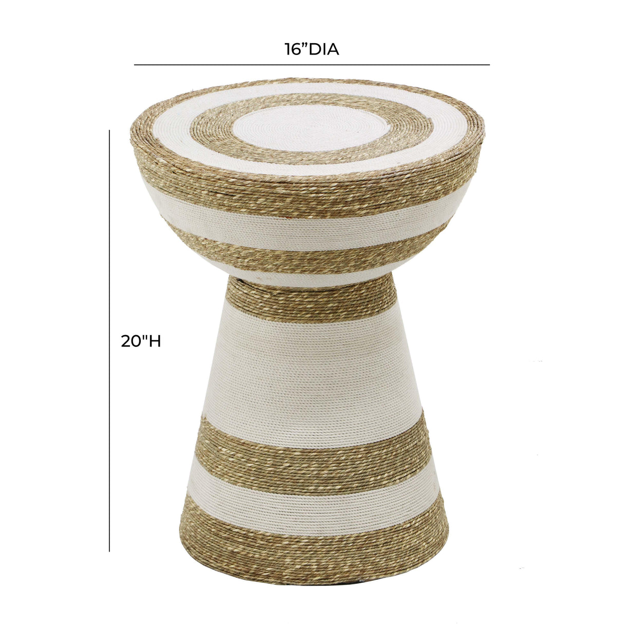 Wren Grass Side Table by TOV Furniture at Eve Furniture