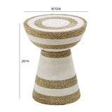 Wren Grass Side Table by TOV Furniture at Eve Furniture