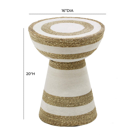 Wren Grass Side Table by TOV Furniture at Eve Furniture