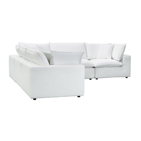 Cali Performance Fabric Modular 5-Piece L-Sectional by TOV Furniture at Eve Furniture