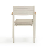 Sardinia Cream Outdoor Dining Chair - Set of 2 by TOV Furniture at Eve Furniture