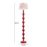 Peggy Pink Spotted Floor Lamp by TOV Furniture at Eve Furniture