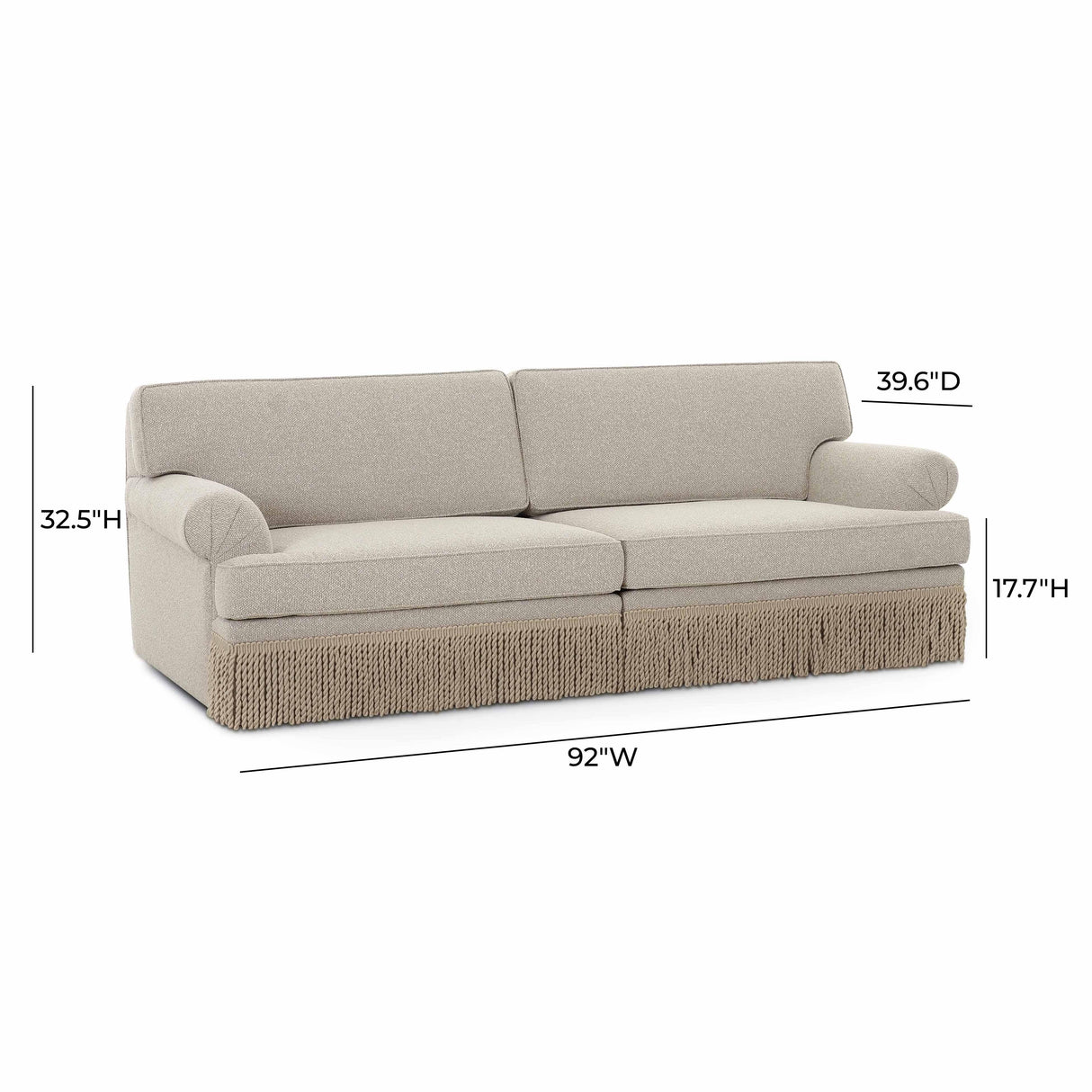 Yvette Cream Boucle Modular Sofa by TOV Furniture at Eve Furniture