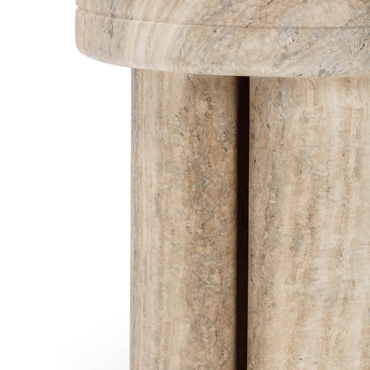 Sheila Textured Concrete Indoor / Outdoor Side Table by TOV Furniture at Eve Furniture