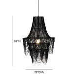 Raipur Black Pendant by TOV Furniture at Eve Furniture