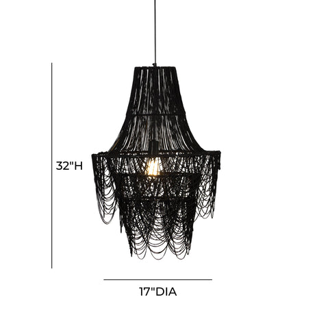 Raipur Black Pendant by TOV Furniture at Eve Furniture