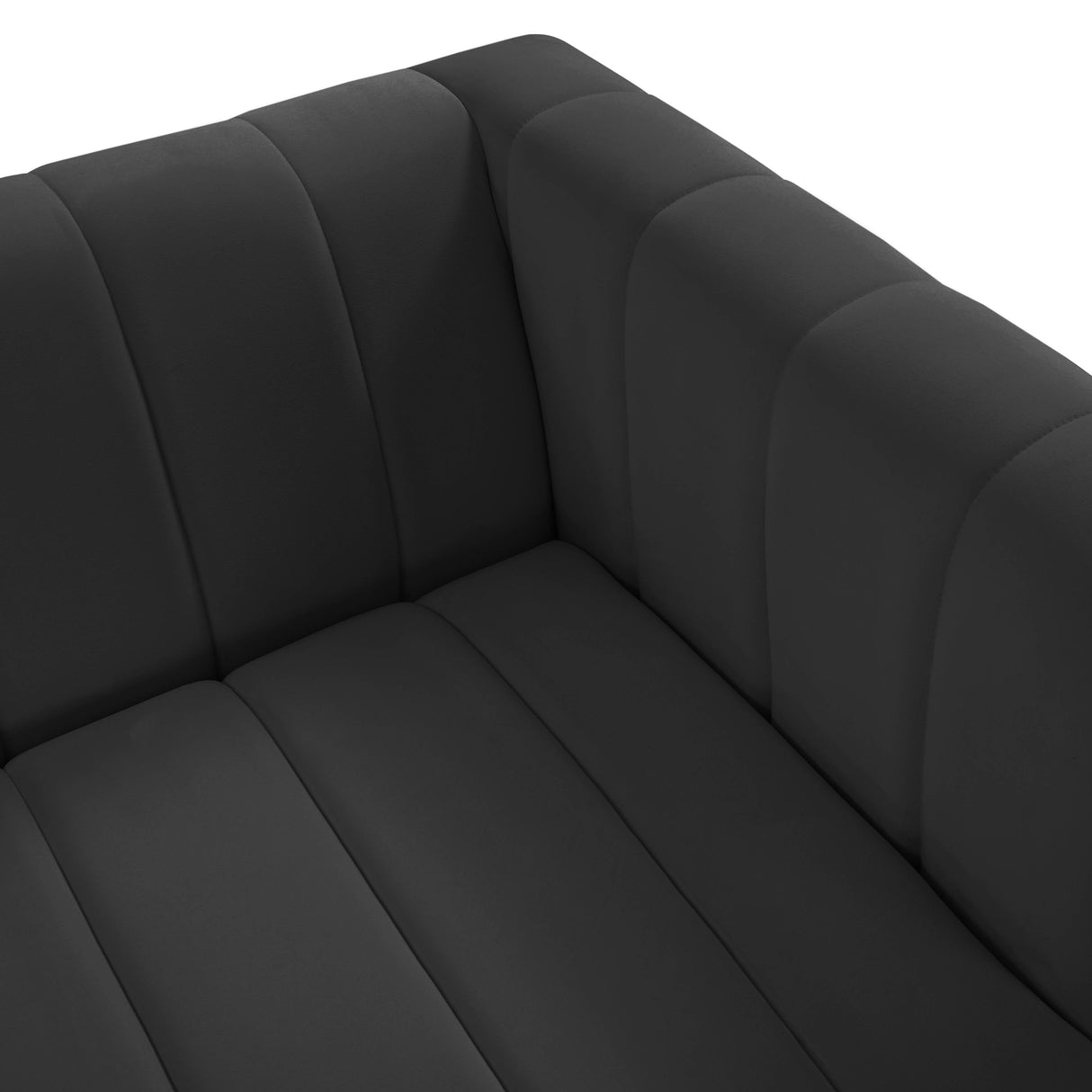 Norah Black Velvet Sofa by TOV Furniture at Eve Furniture
