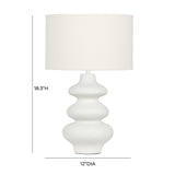 Riviera Textured Table Lamp by TOV Furniture at Eve Furniture