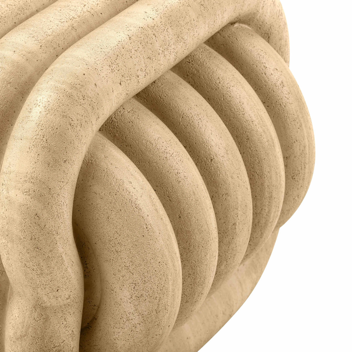 Love Knot Concrete Indoor / Outdoor Accent Stool by TOV Furniture at Eve Furniture