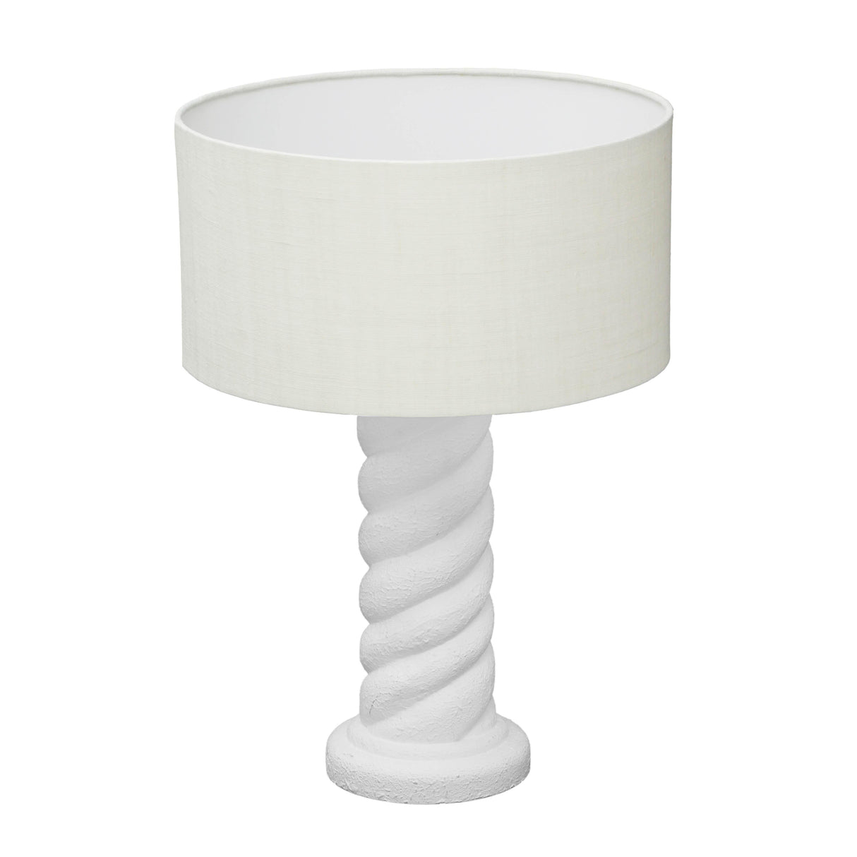Rapunzel White and Cream Table Lamp by TOV Furniture at Eve Furniture