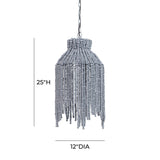 Esther Beaded Pendant Lamp by TOV Furniture at Eve Furniture