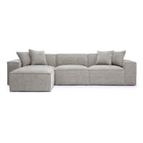 Mindy Chenille Basketweave Modular Sectional by TOV Furniture at Eve Furniture