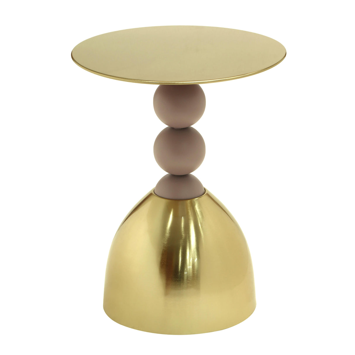 Daleyza Gold Side Table by TOV Furniture at Eve Furniture