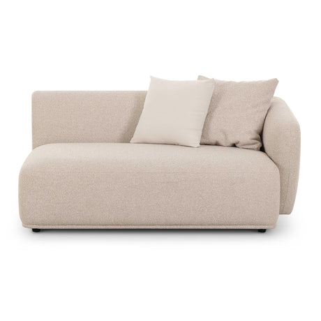 Sylvie Cream Boucle Arm 2-Seater Loveseat by TOV Furniture at Eve Furniture