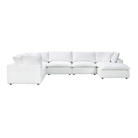 Cali Performance Fabric Modular 7-Piece Large Chaise Sectional by TOV Furniture at Eve Furniture