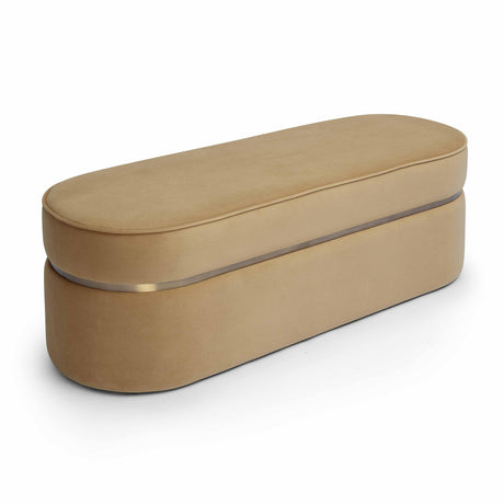 Pomp Velvet Bench by TOV Furniture at Eve Furniture