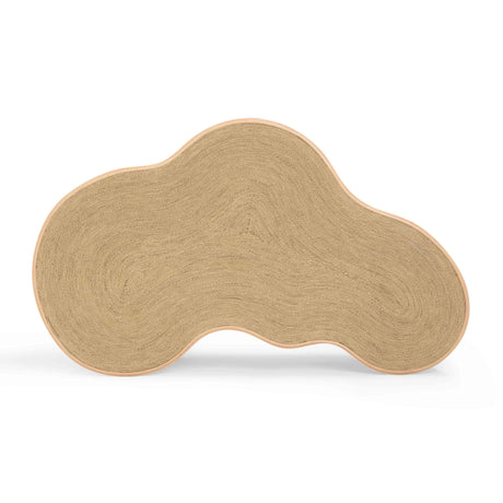 Slab Natural Seagrass Coffee Table by TOV Furniture at Eve Furniture