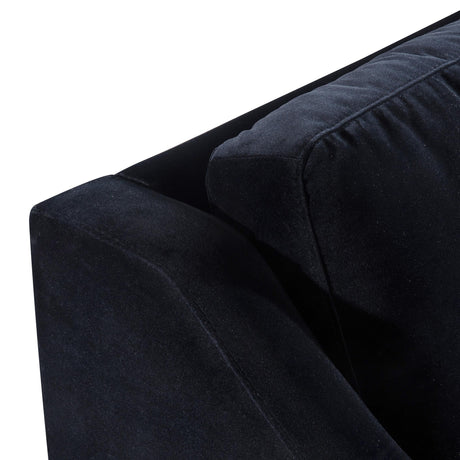 Milan Black Velvet Sofa by TOV Furniture at Eve Furniture