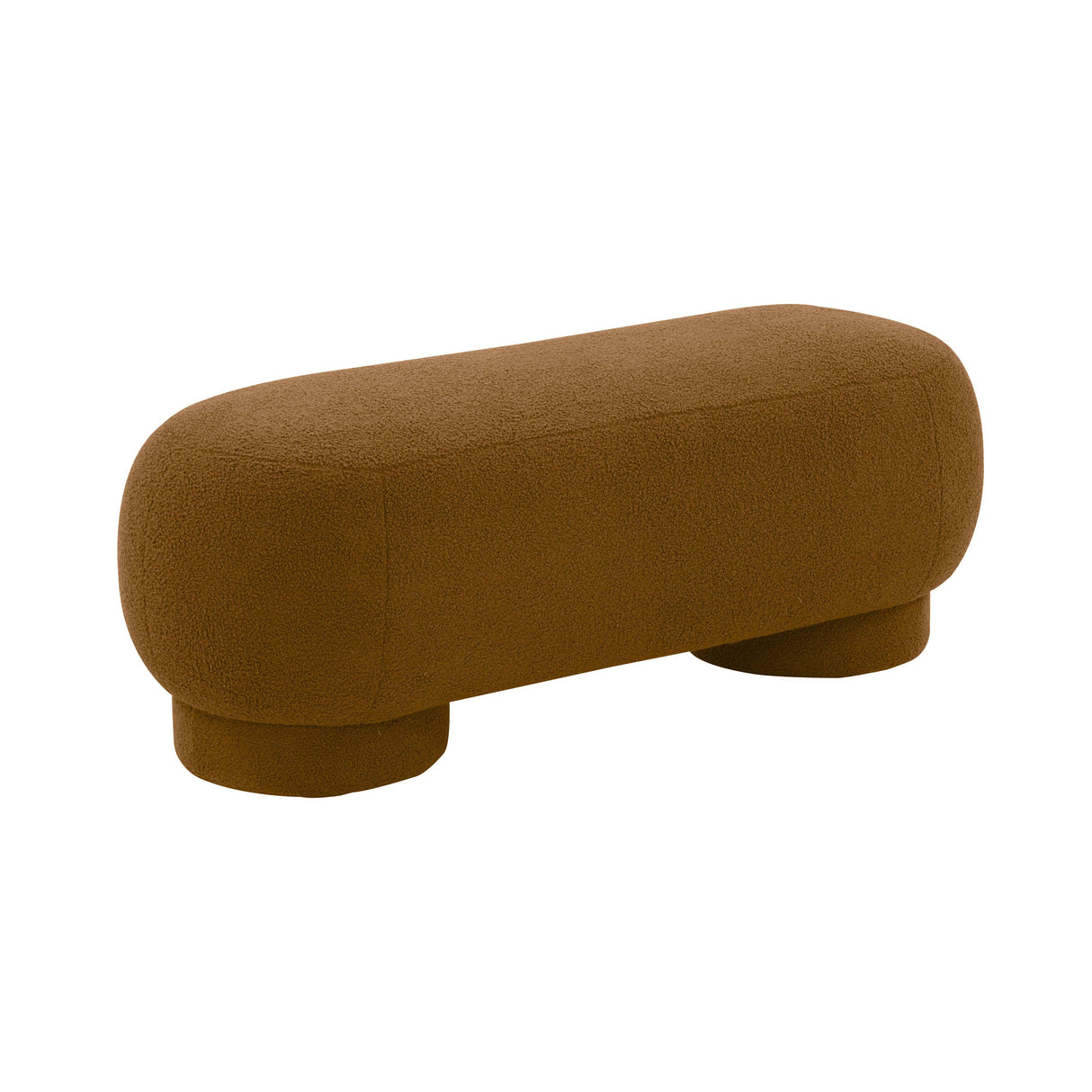 Mara Vegan Shearling Ottoman by TOV Furniture at Eve Furniture